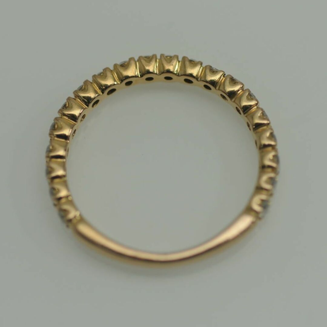 リング/指輪/K18PG/ダイヤD0.30/ハーフエタニティ/#6【JR1964】 レディースのアクセサリー(リング(指輪))の商品写真