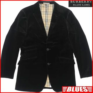 バーバリーブラックレーベル(BURBERRY BLACK LABEL)のバーバリーブラックレーベル テーラードジャケット ノバチェック 黒 TJ848(ブルゾン)