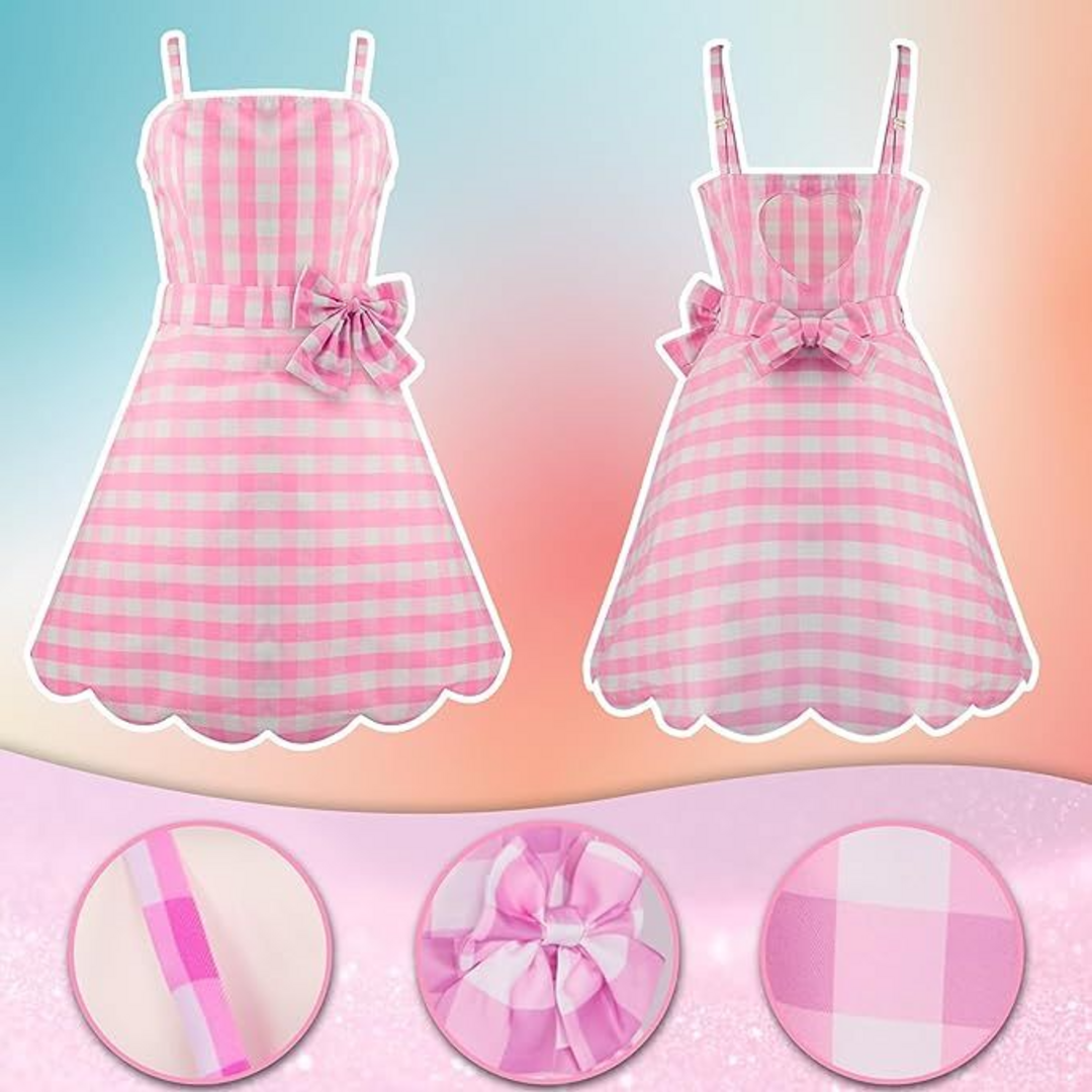 バービー コスプレ ハロウィン 映画 人気 ピンク スカート XLサイズ エンタメ/ホビーのコスプレ(衣装一式)の商品写真