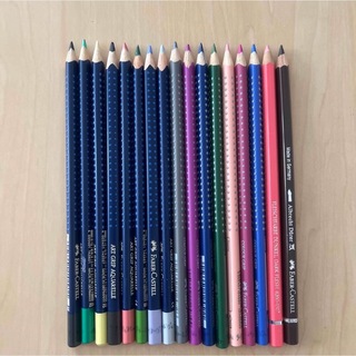 ファーバーカステル(FABER-CASTELL)の【お買い得】ファーバーカステル  水彩色鉛筆　3種類17本(色鉛筆)