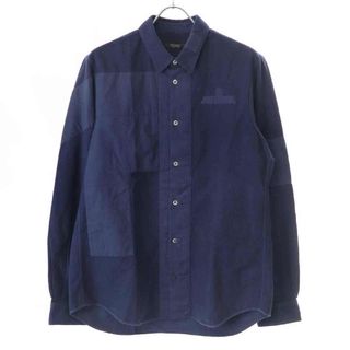 アンダーカバー(UNDERCOVER)のUNDERCOVERISM アンダーカバイズム アンダーカバー 14SS モールスキンアナーキーシャツ ネイビー 3 M9401(シャツ)