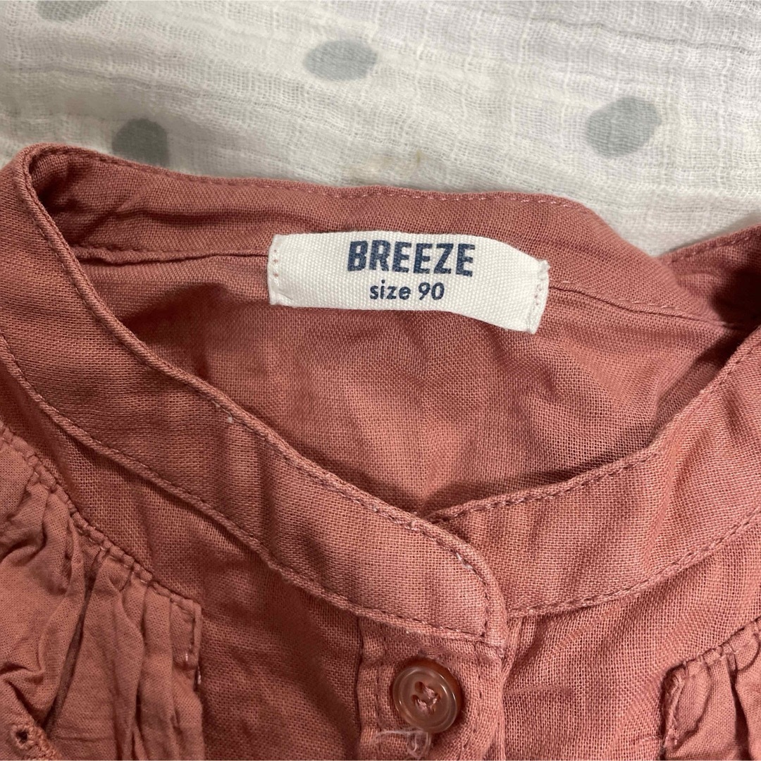 BREEZE(ブリーズ)のブラウス キッズ/ベビー/マタニティのキッズ服女の子用(90cm~)(ブラウス)の商品写真