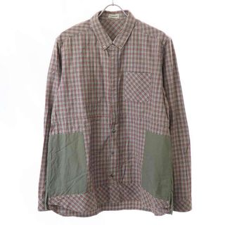 アンダーカバー(UNDERCOVER)のUNDERCOVERISM アンダーカバイズム アンダーカバー 12SS 切替デザインチェックシャツ ミックス 4 I4404-1(シャツ)