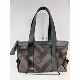 ランセル(LANCEL)のLANCEL ランセル レザーキャンバス ハンドバッグ(ハンドバッグ)