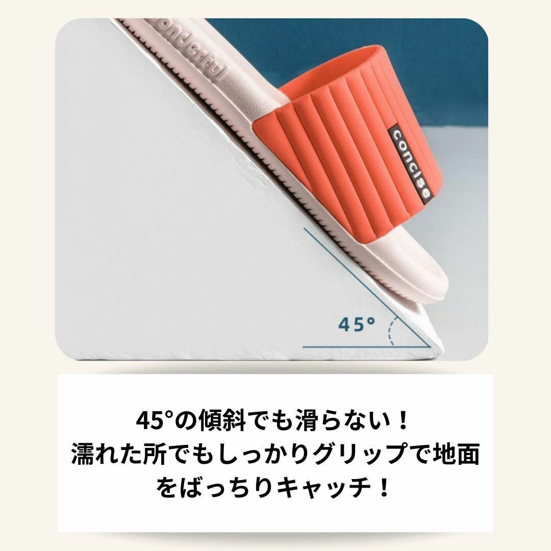 スリッパ サンダル シャワーサンダル ベランダ おしゃれ やわらか 滑り止め メンズの靴/シューズ(サンダル)の商品写真