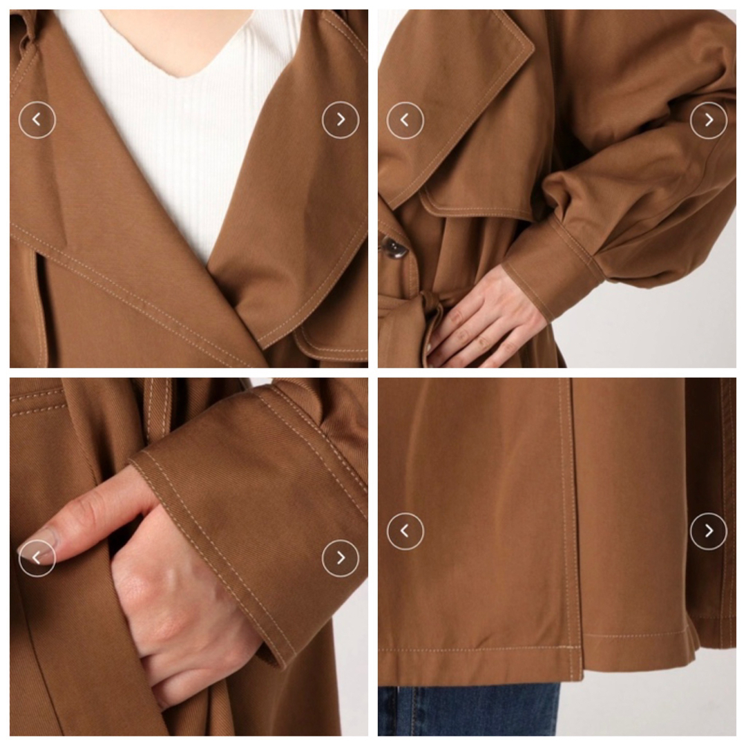 Ungrid(アングリッド)のUngrid✨アングリッド　トレンチコート　M レディースのジャケット/アウター(トレンチコート)の商品写真