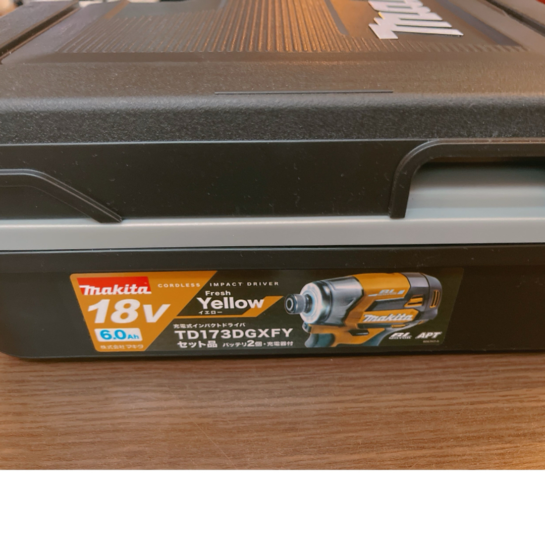 Makita(マキタ)の新品・未使用makita 18V 充電式インパクトドライバ TD173DGXFY 自動車/バイクのバイク(工具)の商品写真