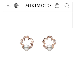 【本物保証】 箱付 超美品 ミキモト MIKIMOTO パール カフスボタン K18WG メレダイヤモンド
