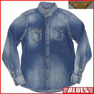 ディーゼル(DIESEL)のDIESEL ディーゼル デニムシャツ S 長袖 ウエスタンシャツ TY2968(シャツ)