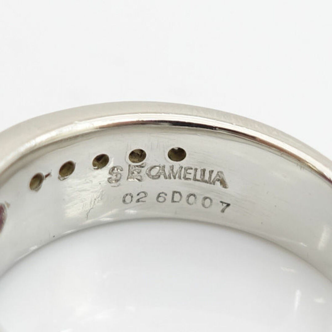 CAMELLIA ◆Pt850 ルビー ダイヤ リング R：0.26ct D:0.07ct 15号 【リング/指輪/アクセサリー】 ブランド【中古】 [0220482324] レディースのアクセサリー(リング(指輪))の商品写真