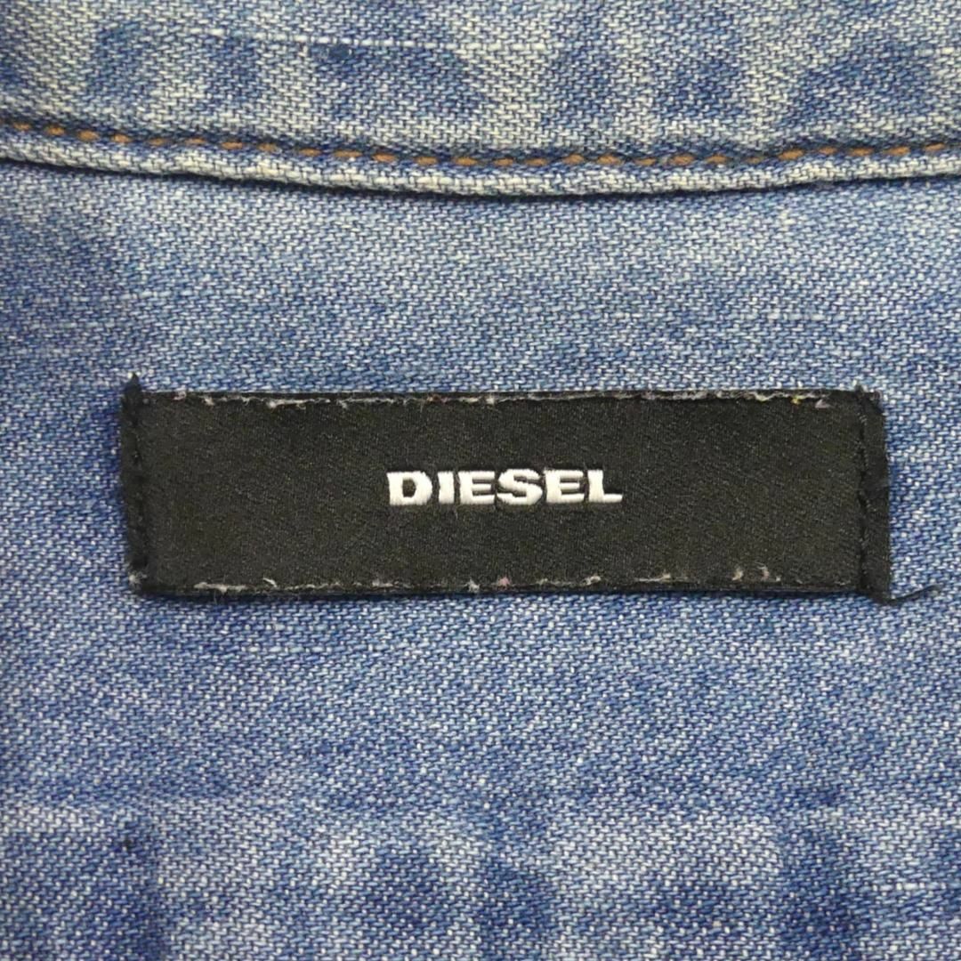 DIESEL(ディーゼル)のDIESEL ディーゼル デニムシャツ S ウエスタンシャツ 長袖 TY2970 メンズのトップス(シャツ)の商品写真