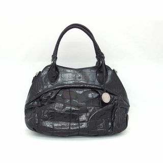 フルラ(Furla)のFURLA フルラ クロコ型押し ブラック ハンドバッ(ハンドバッグ)