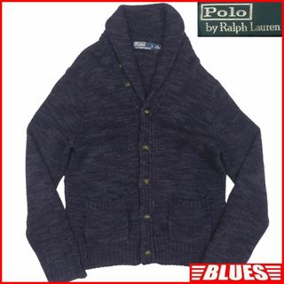 ポロラルフローレン(POLO RALPH LAUREN)のラルフローレン カーディガン セーター ニット M メンズ 紺 TY2987(カーディガン)