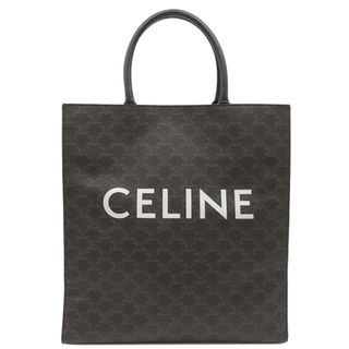 セリーヌ(celine)のセリーヌ CELINE トートバッグ ラージ バーティカル カバ トリオンフキャンバス ブラック 黒 【中古】(トートバッグ)