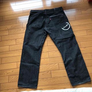 Levi's - 76Sカナダ製 リーバイス550 W38ブラックデニム 太めジーンズ