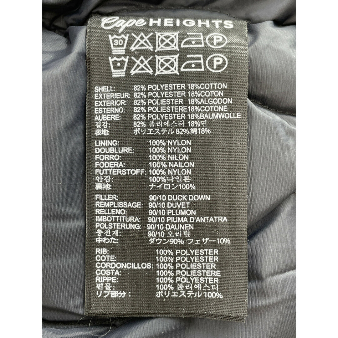 Cape HEIGHTS(ケープハイツ)のケープハイツ HOWE カーキ ポリエステル×コットン フーデッドダウンコート S レディースのジャケット/アウター(その他)の商品写真