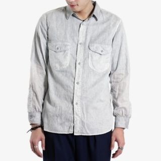 マーカウェア(MARKAWEAR)のMARKAWARE 15SS HERRINGBONE WORK SHIRTS(シャツ)