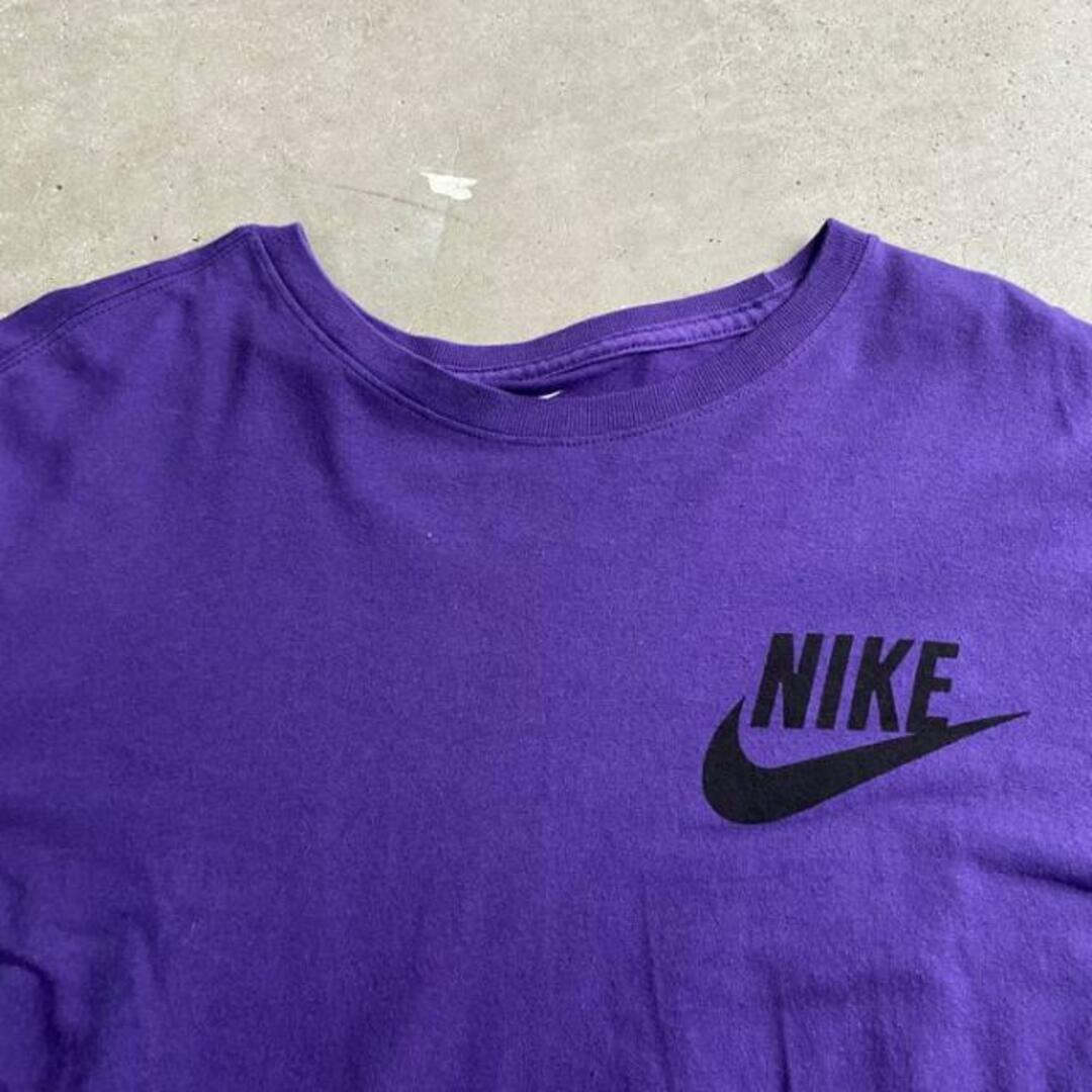 NIKE(ナイキ)のNIKE ナイキ ワンポイント ロゴプリント ロングTシャツ メンズM メンズのトップス(Tシャツ/カットソー(七分/長袖))の商品写真