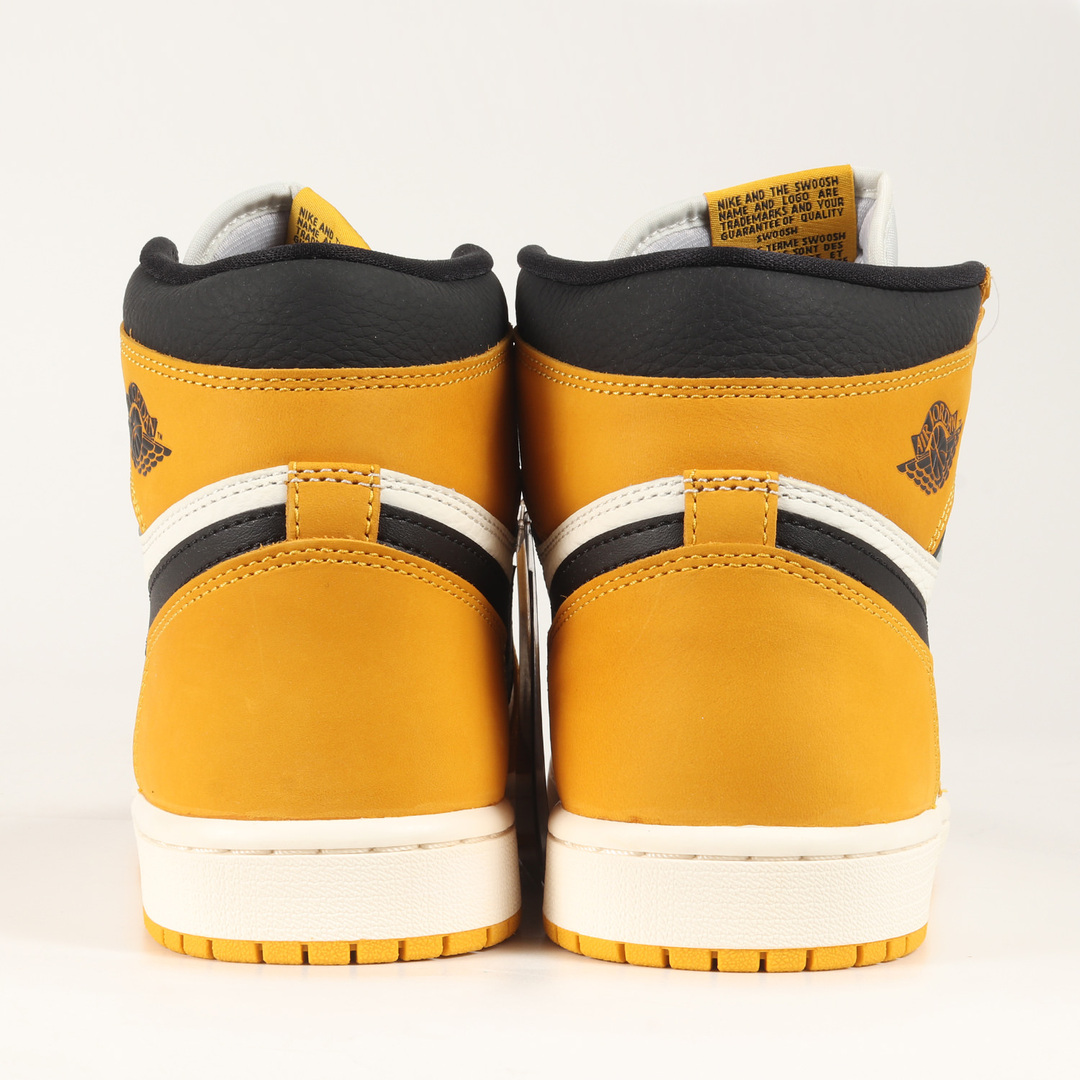 NIKE(ナイキ)の新品 NIKE ナイキ サイズ:26.5cm AIR JORDAN 1 RETRO HIGH OG YELLOW OCHRE (DZ5485-701) エアジョーダン1 ハイ レトロ イエローオーカー ブラック US8.5 ハイカット スニーカー シューズ 靴【メンズ】 メンズの靴/シューズ(スニーカー)の商品写真