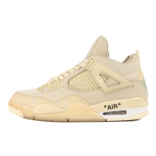 ナイキ(NIKE)のNIKE ナイキ サイズ:28.5cm Off-White WMNS AIR JORDAN 4 RETRO SP (CV9388-100) オフホワイト ウィメンズ エアジョーダン4 レトロ セイル モスリン WMNS US11.5 スニーカー コラボ シューズ 靴【メンズ】【中古】(スニーカー)