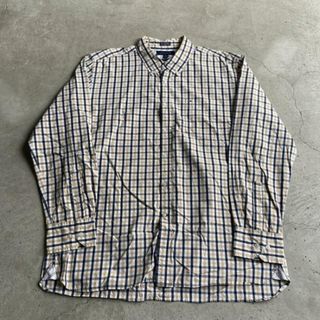 トミーヒルフィガー(TOMMY HILFIGER)のTOMMY HILFIGER トミーヒルフィガー 長袖 チェックシャツ メンズXL(シャツ)