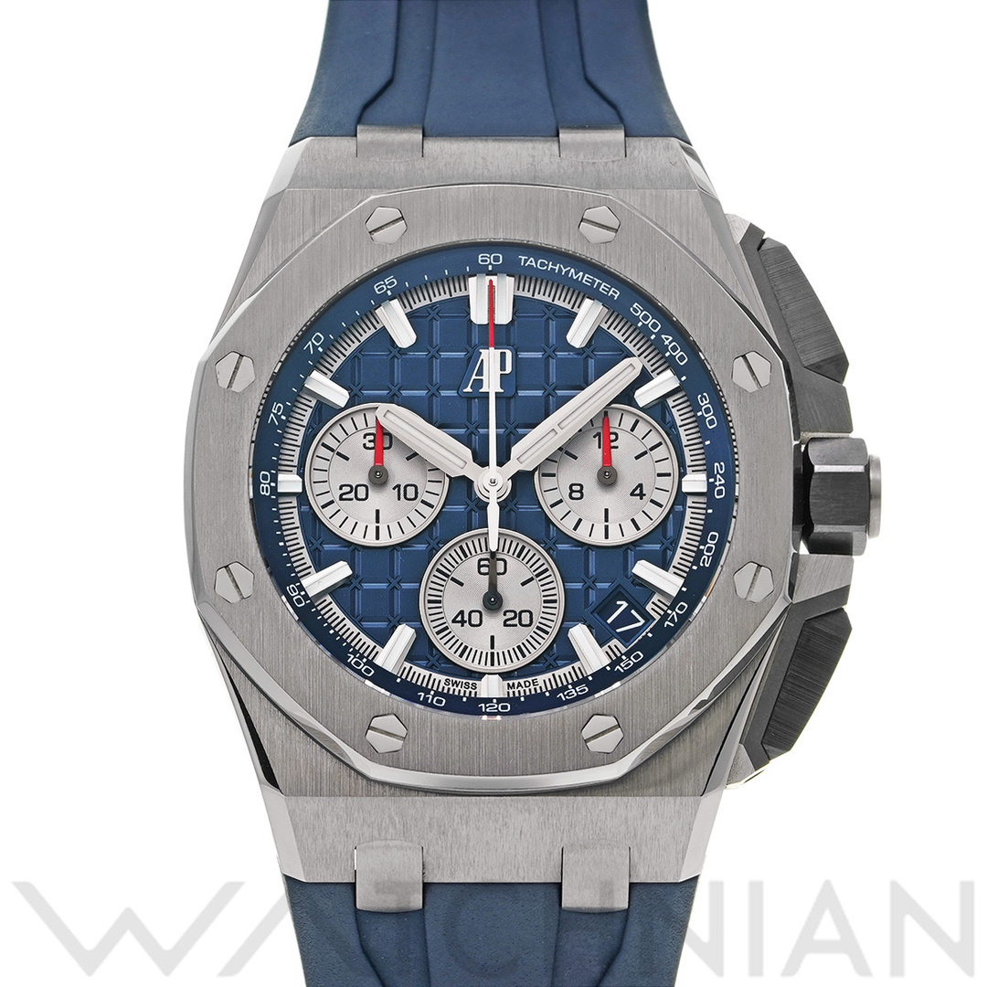 AUDEMARS PIGUET(オーデマピゲ)の中古 オーデマ ピゲ AUDEMARS PIGUET 26420TI.OO.A027CA.01 ブルー /ロジウム メンズ 腕時計 メンズの時計(腕時計(アナログ))の商品写真