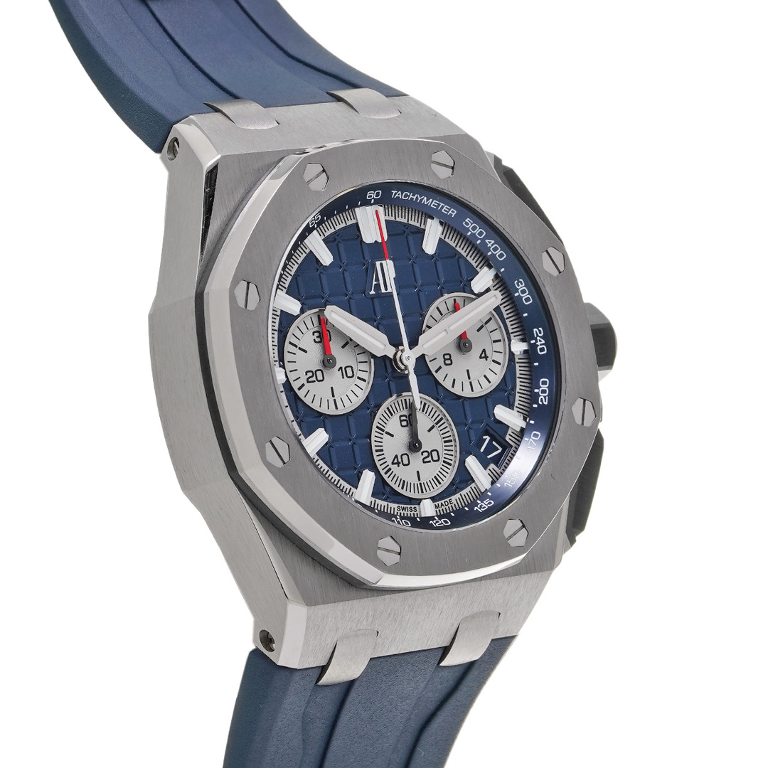 AUDEMARS PIGUET(オーデマピゲ)の中古 オーデマ ピゲ AUDEMARS PIGUET 26420TI.OO.A027CA.01 ブルー /ロジウム メンズ 腕時計 メンズの時計(腕時計(アナログ))の商品写真