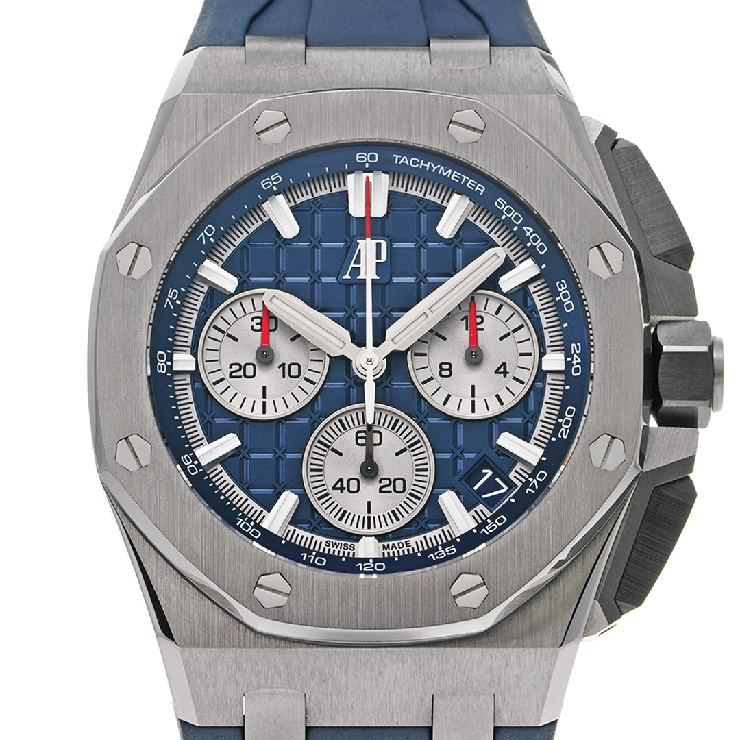 AUDEMARS PIGUET(オーデマピゲ)の中古 オーデマ ピゲ AUDEMARS PIGUET 26420TI.OO.A027CA.01 ブルー /ロジウム メンズ 腕時計 メンズの時計(腕時計(アナログ))の商品写真