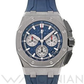 オーデマピゲ(AUDEMARS PIGUET)の中古 オーデマ ピゲ AUDEMARS PIGUET 26420TI.OO.A027CA.01 ブルー /ロジウム メンズ 腕時計(腕時計(アナログ))