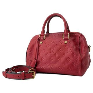 ルイヴィトン(LOUIS VUITTON)のルイヴィトン ハンドバッグ モノグラム・アンプラント スピーディ・バンドリエール25 M40758 レッド(ハンドバッグ)