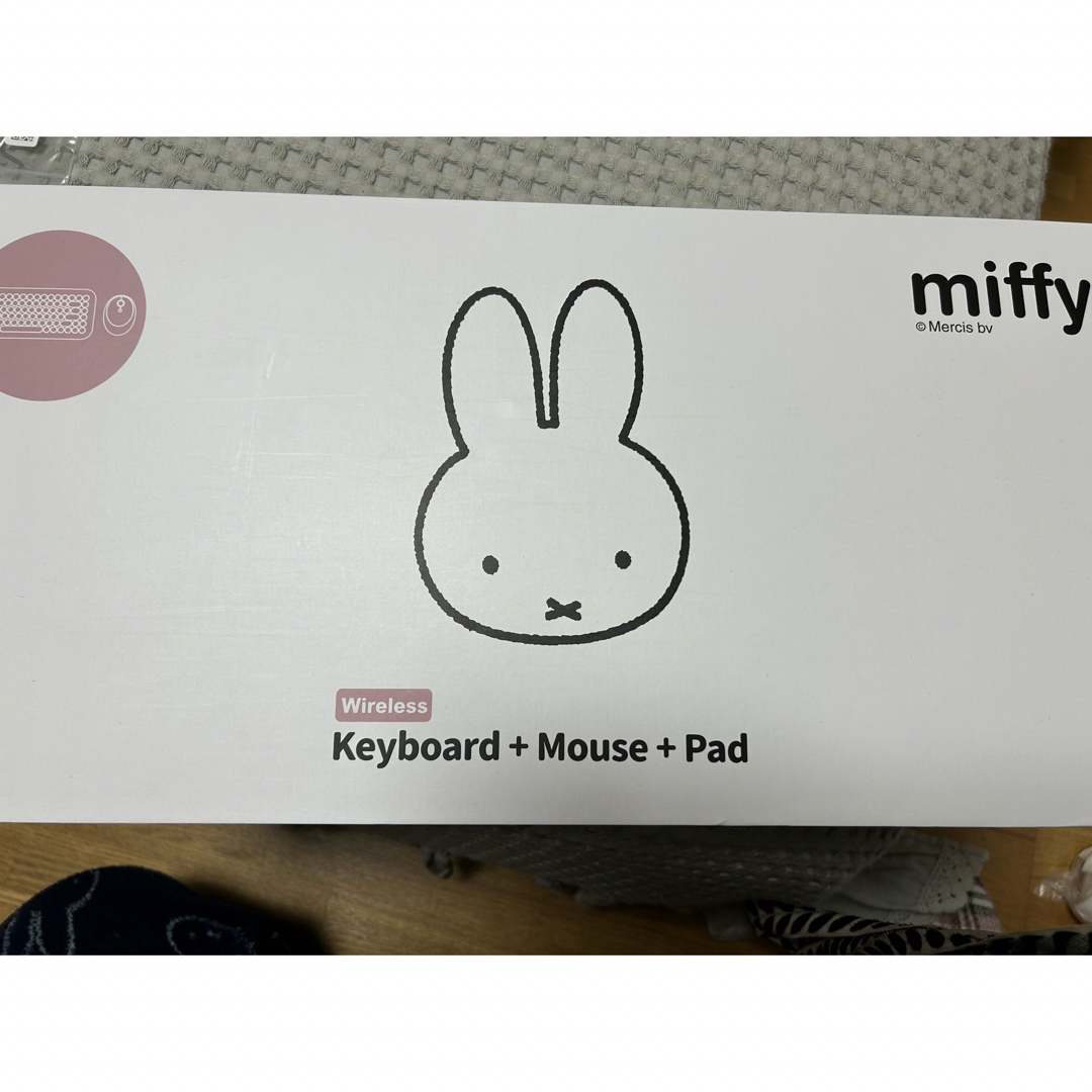 miffy(ミッフィー)のミッフィー　キーボード　マウス スマホ/家電/カメラのPC/タブレット(PC周辺機器)の商品写真