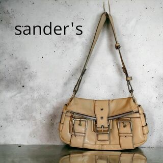 サンダース(SANDERS)のsander's サンダース　本革製　ショルダーバッグ本革　イタリア製(ショルダーバッグ)