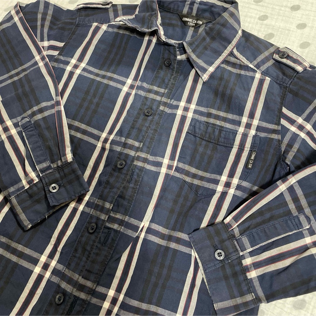 COMME CA ISM(コムサイズム)のカッターシャツ キッズ/ベビー/マタニティのキッズ服男の子用(90cm~)(ブラウス)の商品写真