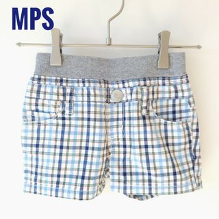 エムピーエス(MPS)のライトオン　MPS　110cm チェックショートパンツ　ウエストゴム(パンツ/スパッツ)