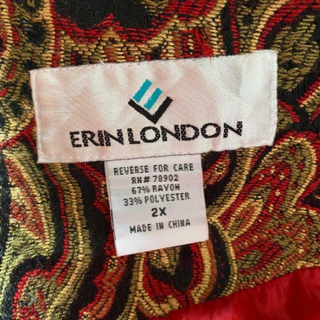 ビッグサイズ ERIN LONDON  ジャガード デザイン テーラードジャケット レディース2XL レディースのジャケット/アウター(その他)の商品写真