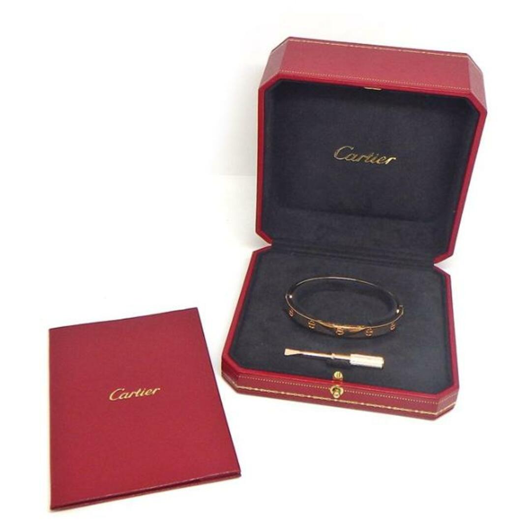 Cartier(カルティエ)のカルティエ Cartier ブレスレット ラブ B6067418 K18PG / #18 【箱・保付き】 【中古】 レディースのアクセサリー(ブレスレット/バングル)の商品写真