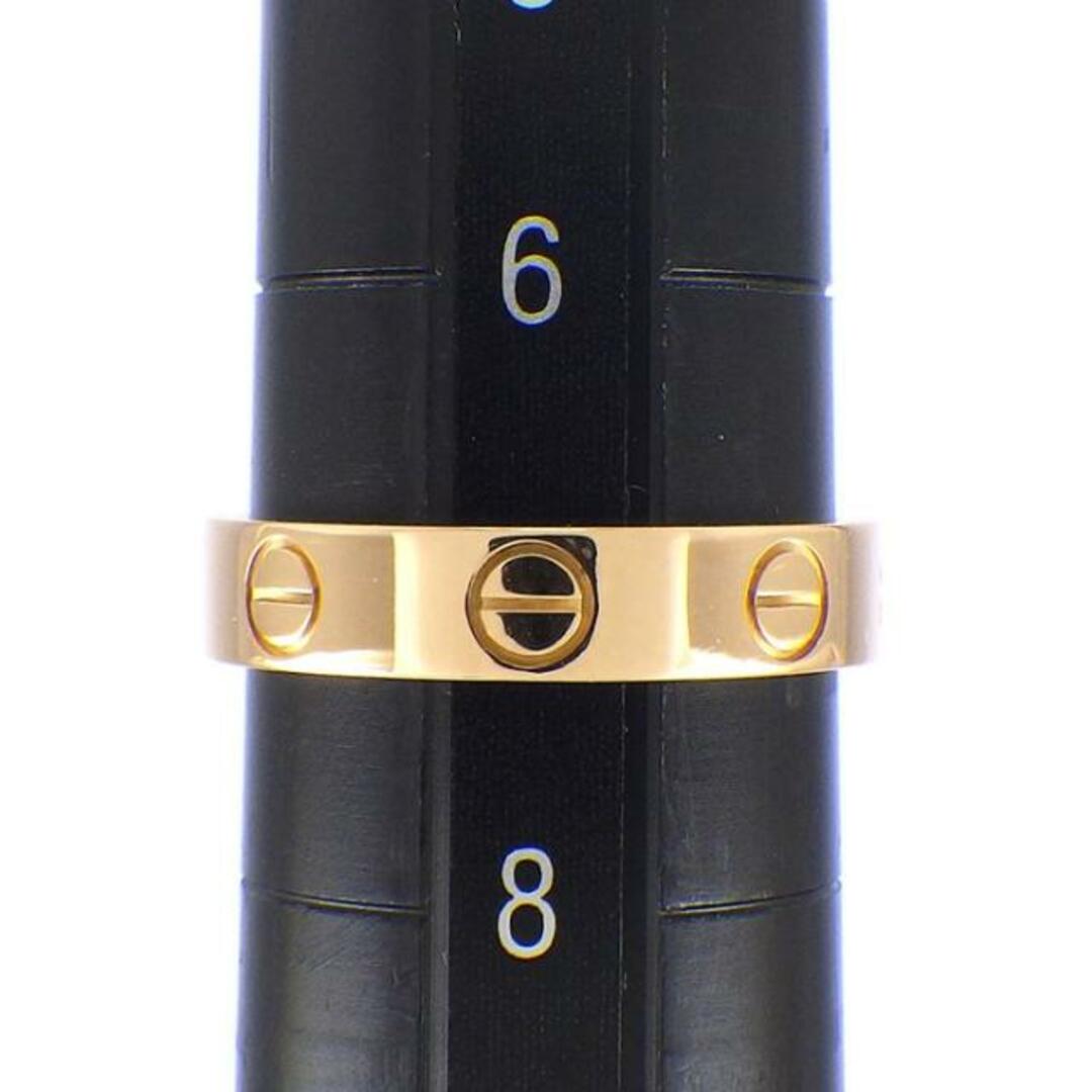 Cartier(カルティエ)のカルティエ Cartier リング ミニ ラブ B4085247 K18PG 7号 / #47 【中古】 レディースのアクセサリー(リング(指輪))の商品写真