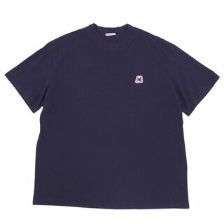 モンクレール(MONCLER)の美品 モンクレール MONCLER Tシャツ カットソー 2020年 半袖 ショートスリーブ コットン トップス メンズ 3XL ネイビー(Tシャツ/カットソー(半袖/袖なし))