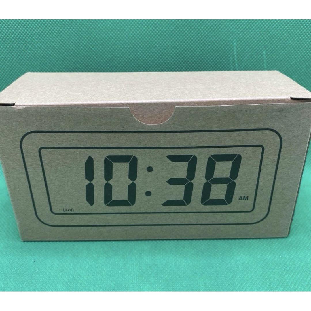 MUJI (無印良品)(ムジルシリョウヒン)のデジタル時計・小 （アラーム機能付）　無印良品 インテリア/住まい/日用品のインテリア小物(置時計)の商品写真