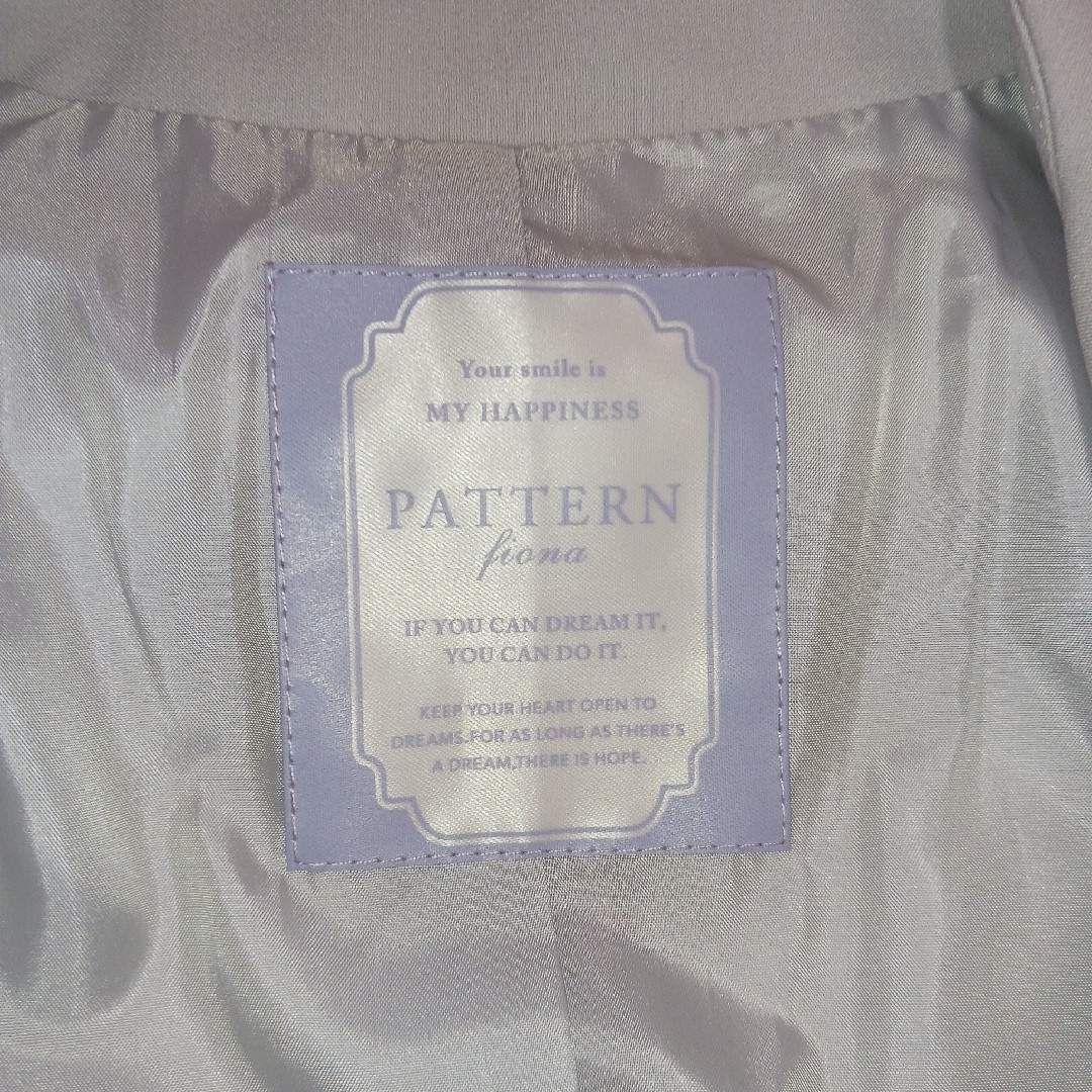 PATTERN fiona(パターンフィオナ)のパターンフィオナ PATTERN fiona ジャケット サックスブルー 水色 レディースのジャケット/アウター(テーラードジャケット)の商品写真