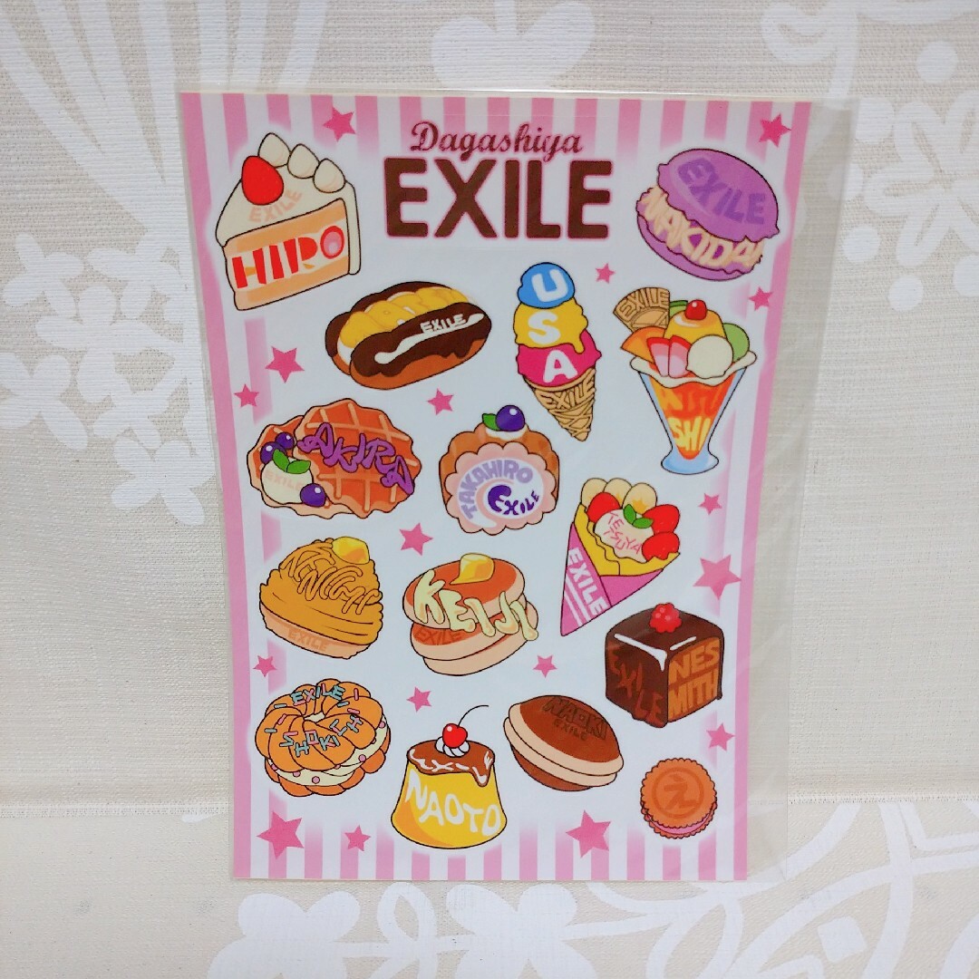 EXILE(エグザイル)のEXILE ステッカーセット エンタメ/ホビーのタレントグッズ(ミュージシャン)の商品写真