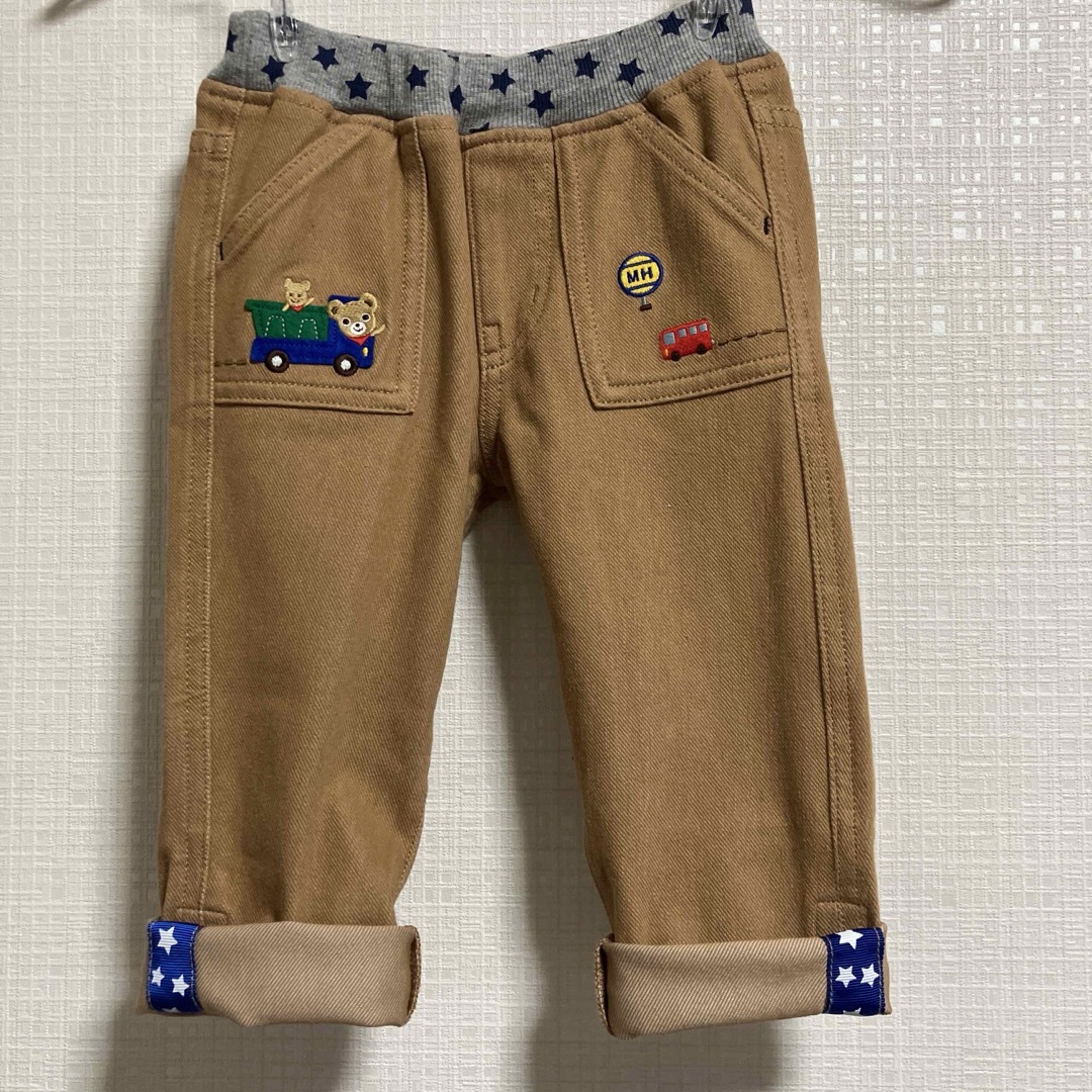 mikihouse(ミキハウス)の〖優様専用〗　MIKIHOUSE　ミキハウス　キッズパンツ　長ズボン　タグ付 キッズ/ベビー/マタニティのキッズ服男の子用(90cm~)(パンツ/スパッツ)の商品写真