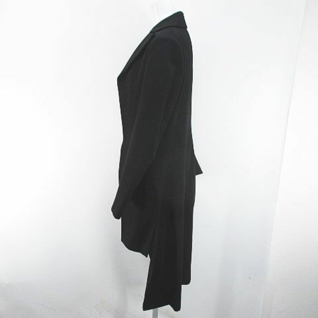 Yohji Yamamoto(ヨウジヤマモト)のヨウジヤマモト ジャケット ロングコート 前開き フィッシュテール 2 黒 毛 レディースのジャケット/アウター(その他)の商品写真