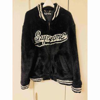 シュプリーム(Supreme)のSupreme Faux Fur Varsity Jacket "Black"(ブルゾン)