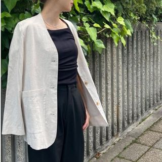 BayBee 新品タグ付き light linen jacket(テーラードジャケット)