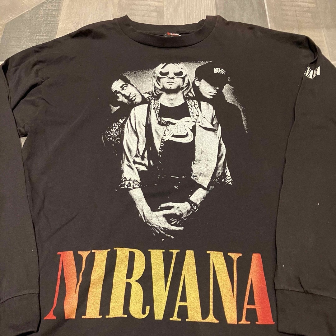 100%正規品 ニルヴァーナ ロンT NIRVANA ヴィンテージ バンドT Tシャツ