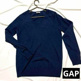 ギャップ(GAP)のGAPギャップ カーディガン ニット 男女兼用 ネイビー L(カーディガン)