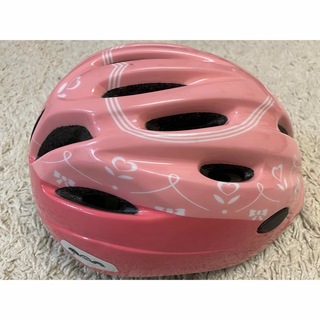 自転車用ヘルメット　キッズ　ピンク(ヘルメット/シールド)