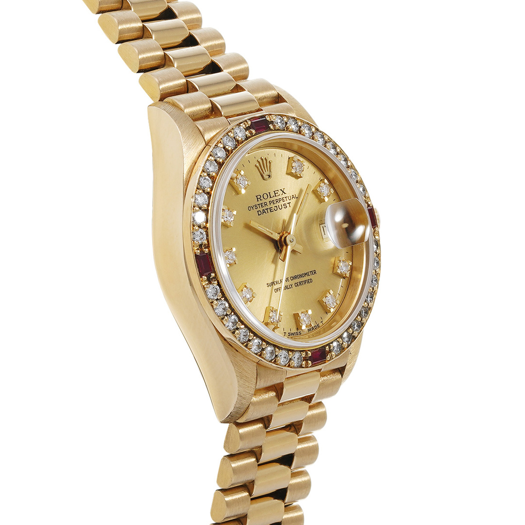 ROLEX(ロレックス)の中古 ロレックス ROLEX 69068G R番(1987年頃製造) シャンパン /ダイヤモンド レディース 腕時計 レディースのファッション小物(腕時計)の商品写真