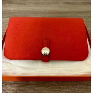 エルメス(Hermes)の【一部訳あり超美品のお買い得】エルメス ドゴンGM 長財布二折(財布)